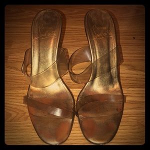 Clear Christian Louboutin Sandals